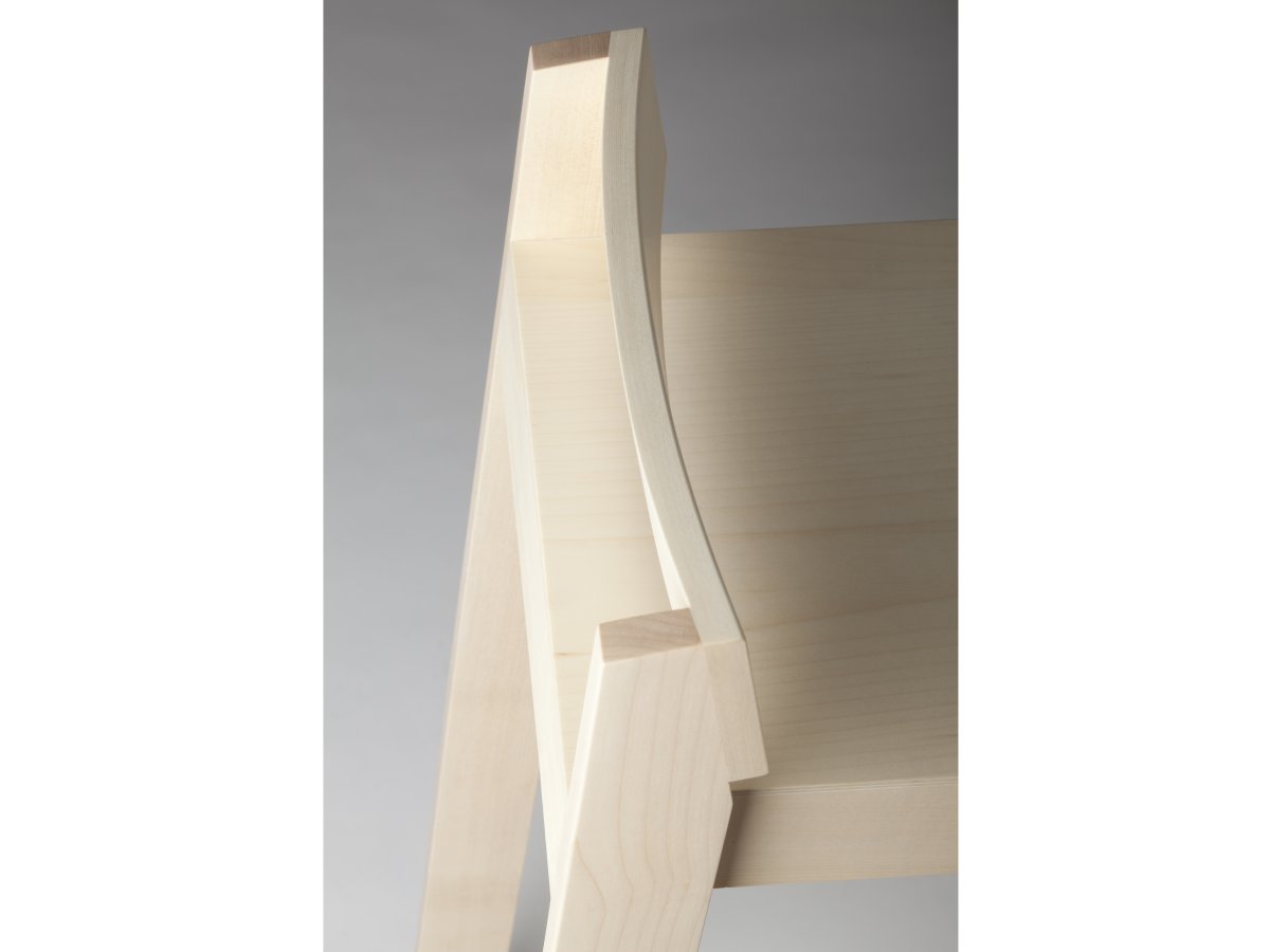 Tabouret de haut de bar en érable bois massif et huile naturelle - Pilpil