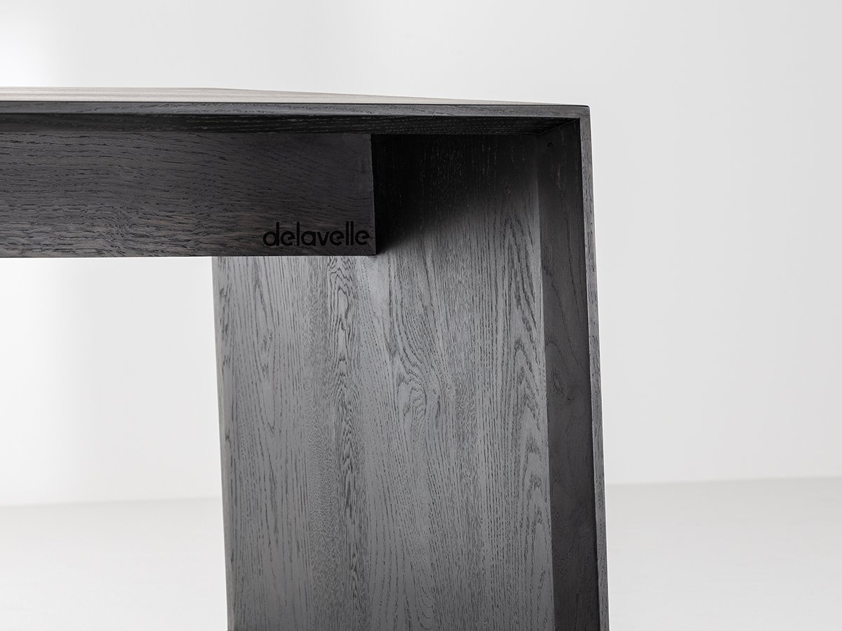 Table basse Anouk en chêne noir - Bois massif et fabrication origine France