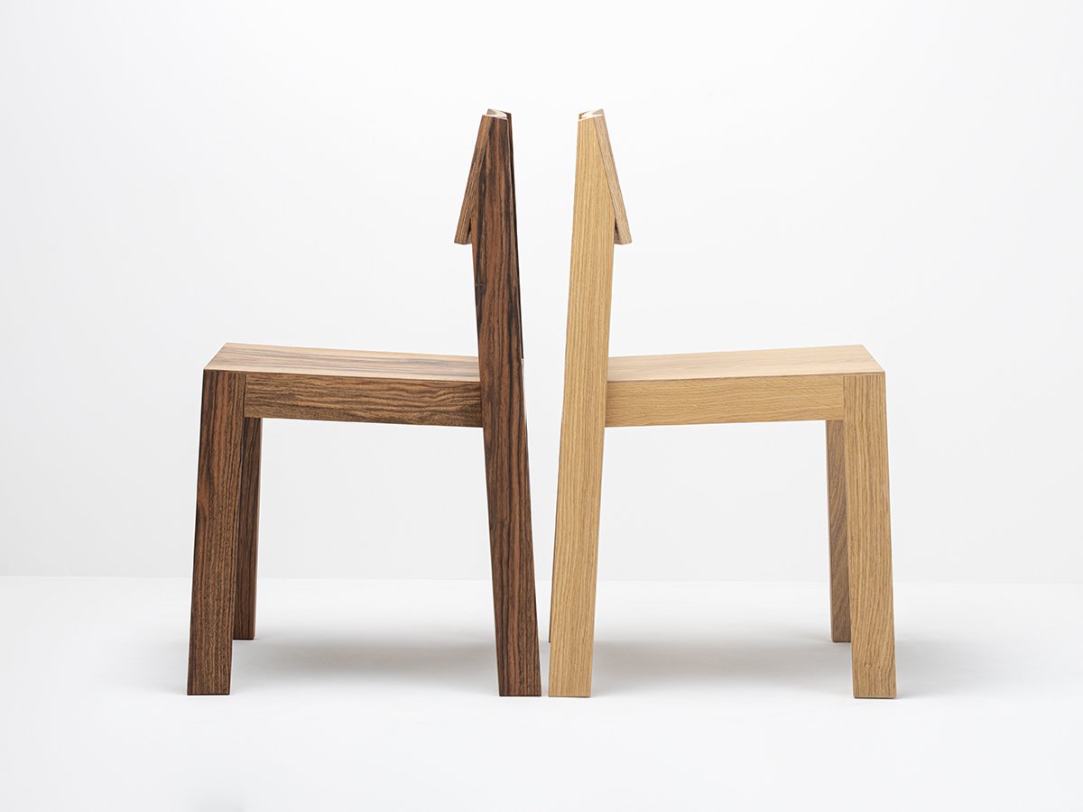 Chaises PilPil en noyer et en chêne - Bois et fabrication 100% Française