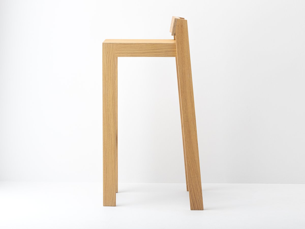 Tabouret PilPil en chêne - Tabouret de bar design en bois