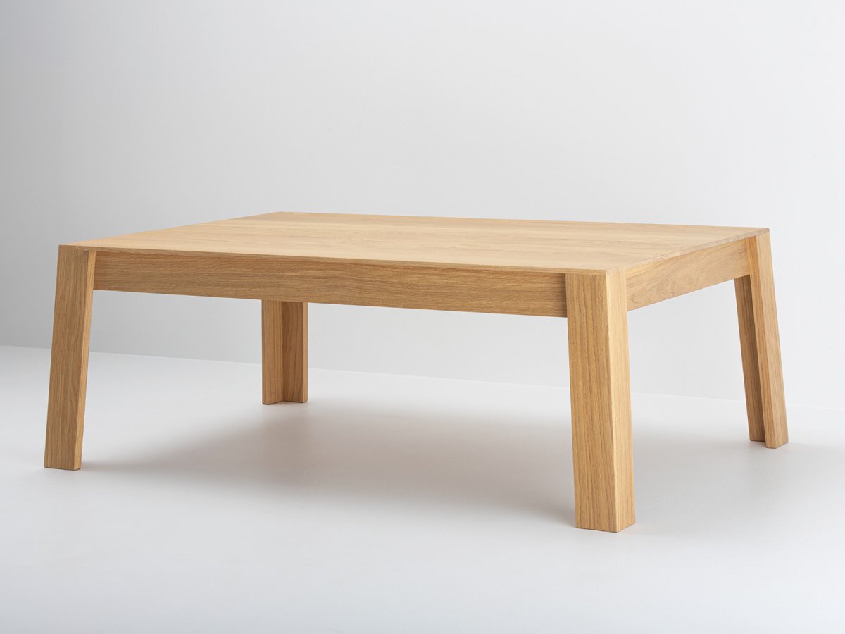 Table Aix en chêne sur mesure - Provient de forêts locales et est certifié PEFC