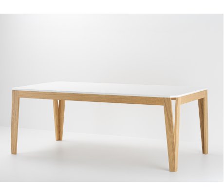 Table en bois massif et résine de fabrication Française - MéliMélo en chêne et résine