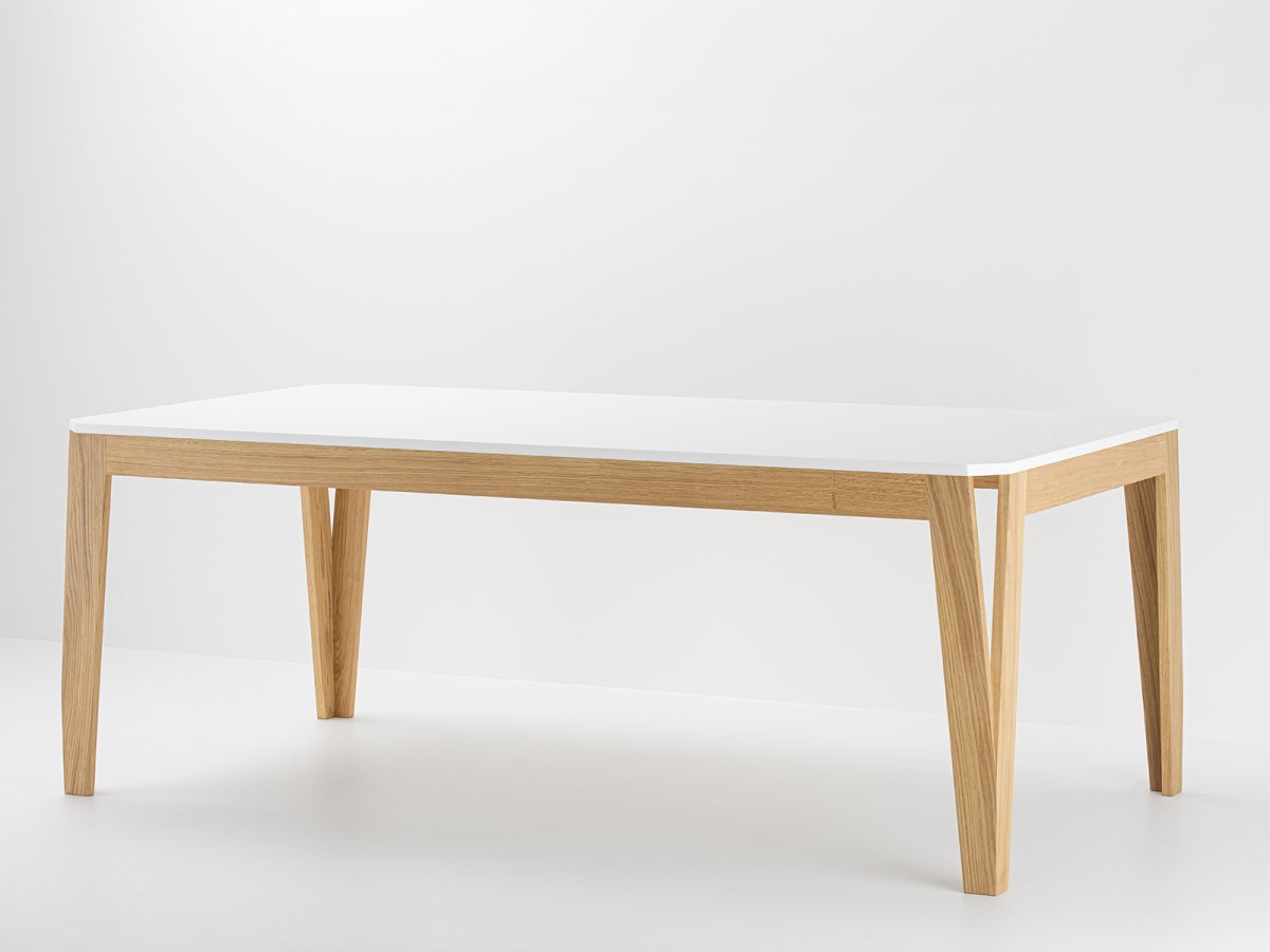 Table MéliMélo en chêne et résine sur mesure - 100% Made in France
