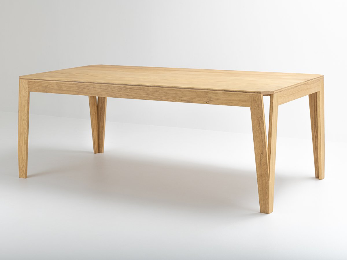 Table de salle à manger 6 à 8 personnes en chêne - MéliMélo