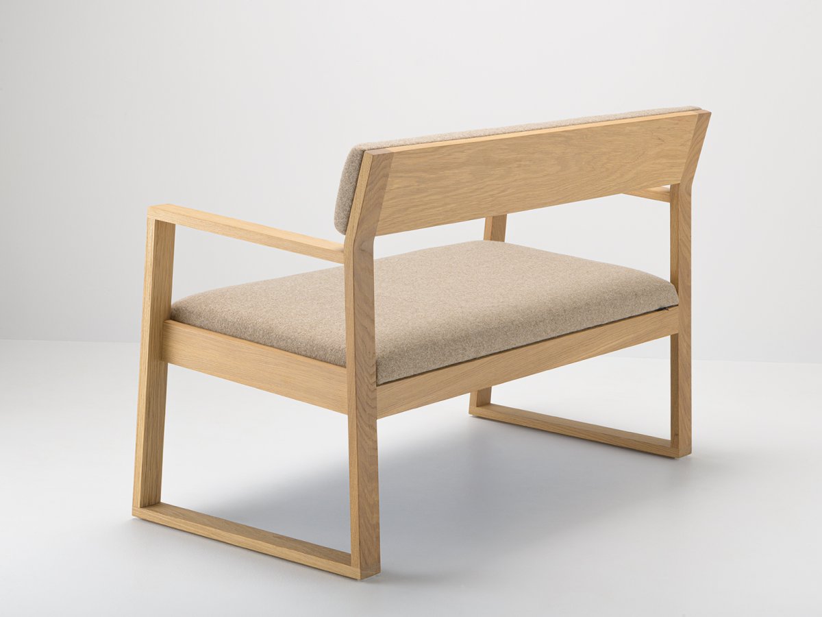 Banc Aix 120 cm en chêne - Bois et design made in France