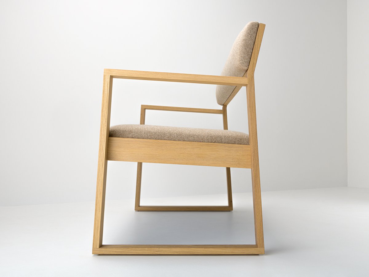 Banc Aix 120 cm en chêne - Design écologique et durable