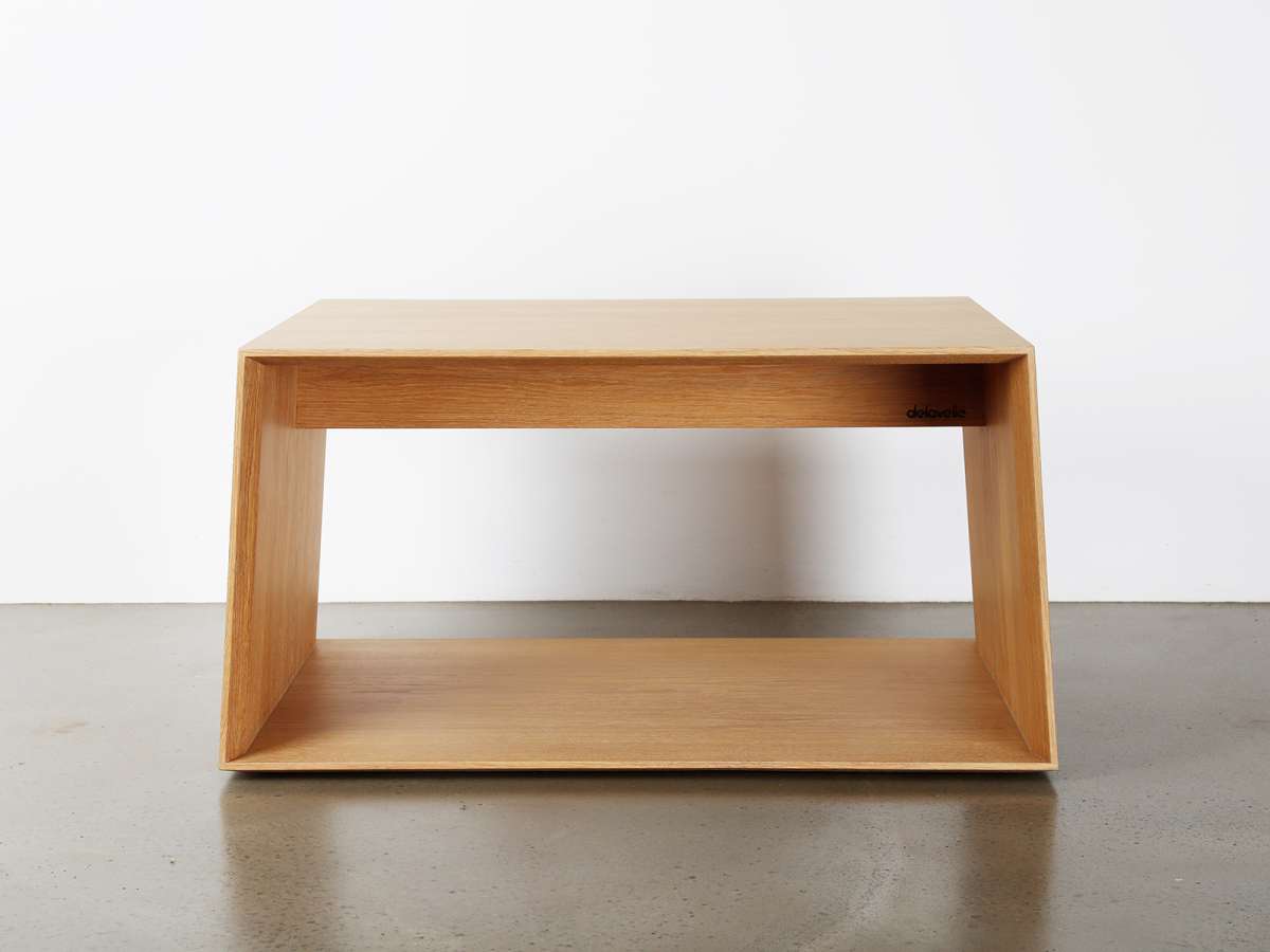 Table basse Anouk en chêne (prototype) - Bois et design made in France