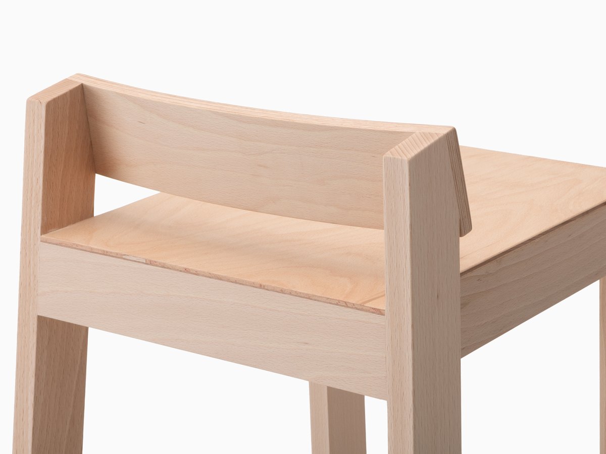 Petit tabouret en bois design 100 % fabriqué en France - MiniPil