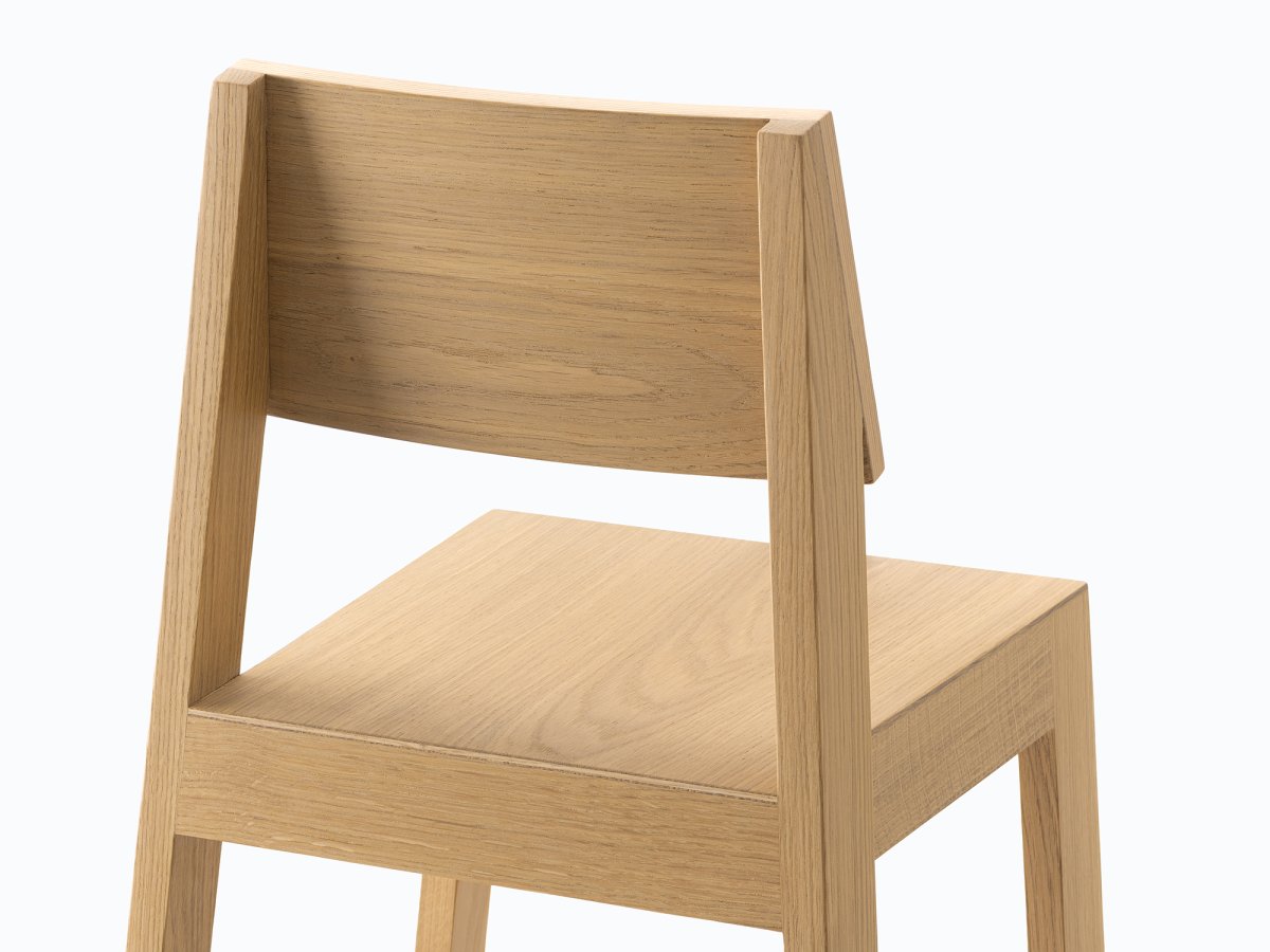Tabouret de bar avec dossier en bois - Pilpil