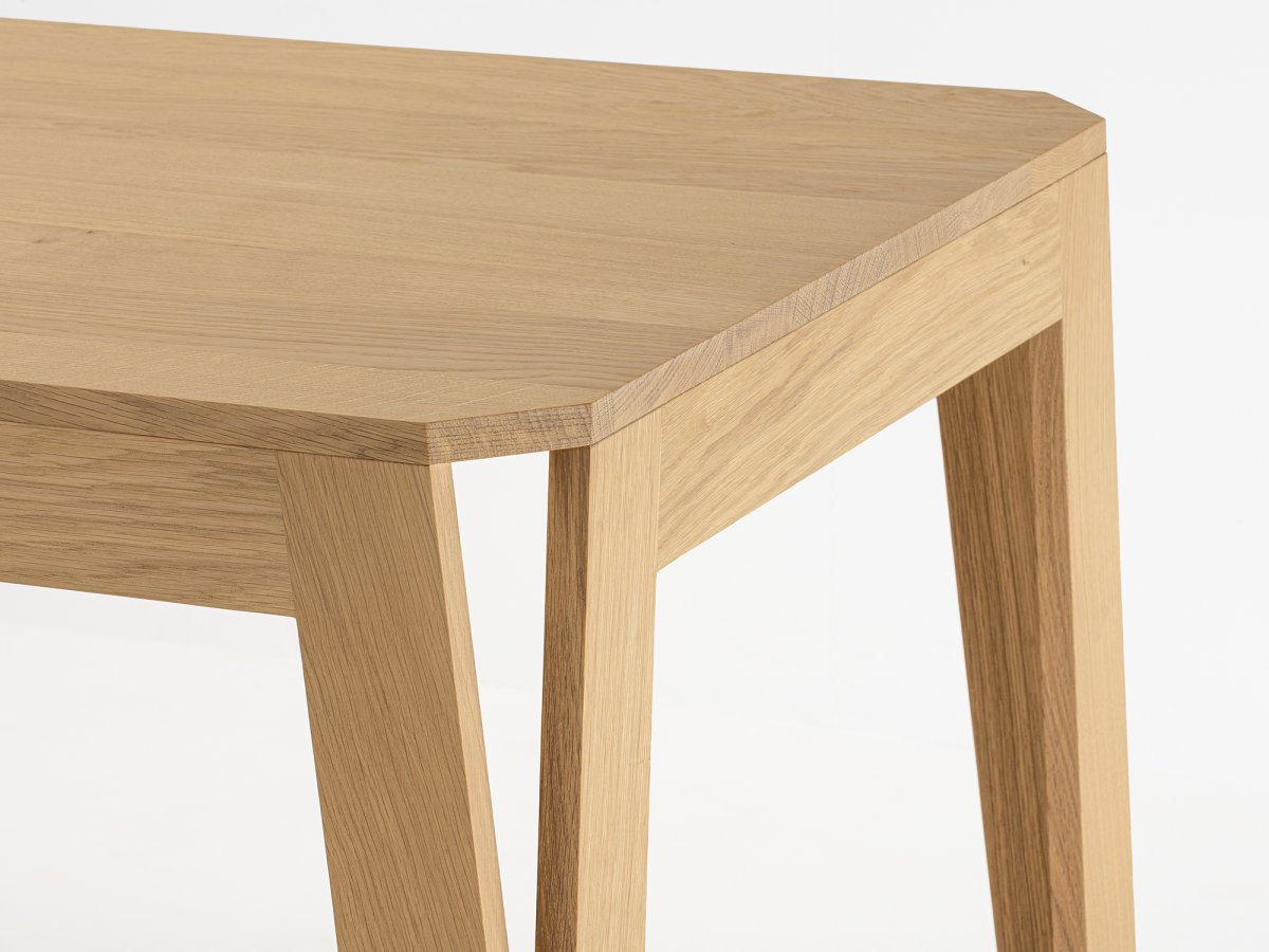 Table MéliMélo en chêne sur mesure - Pieds design et moderne