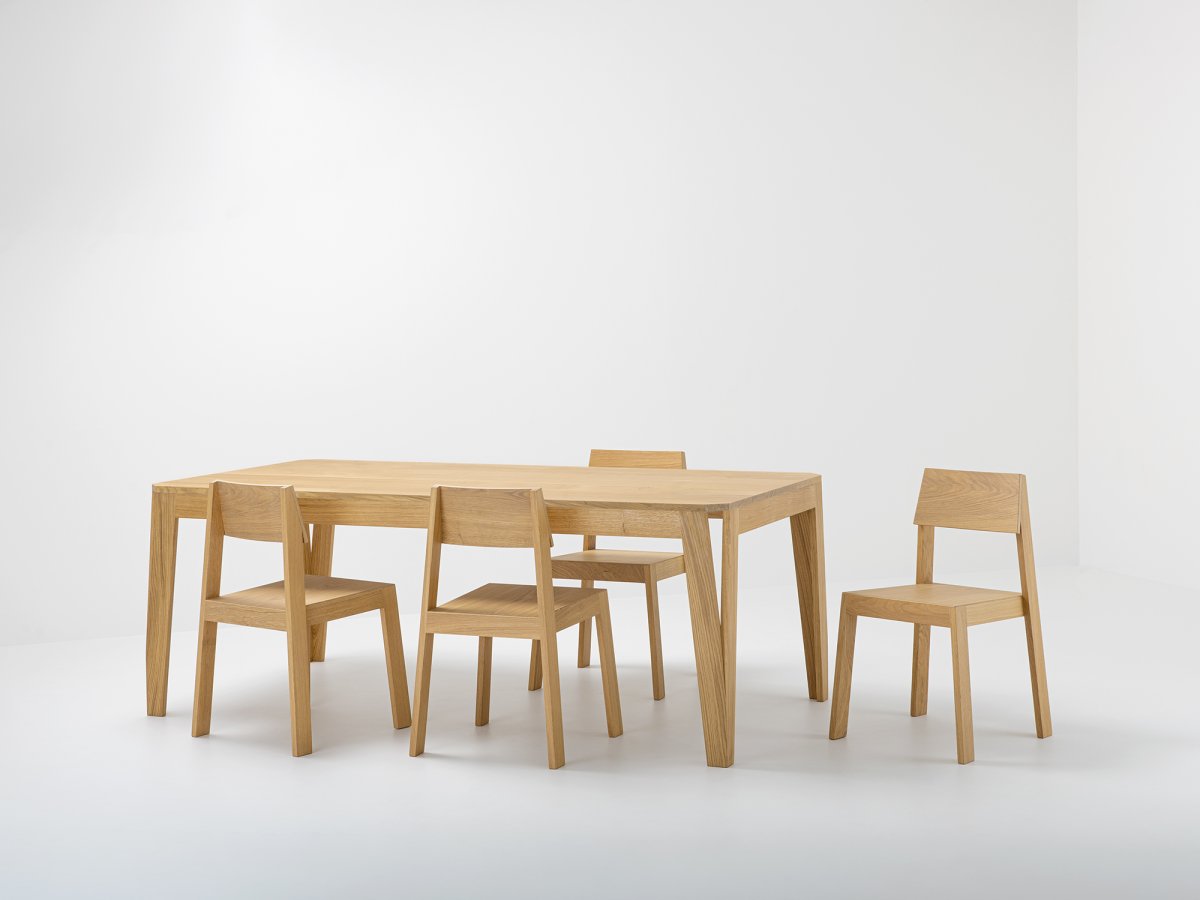 Table MéliMélo en chêne sur mesure - Ensemble table en chêne massif