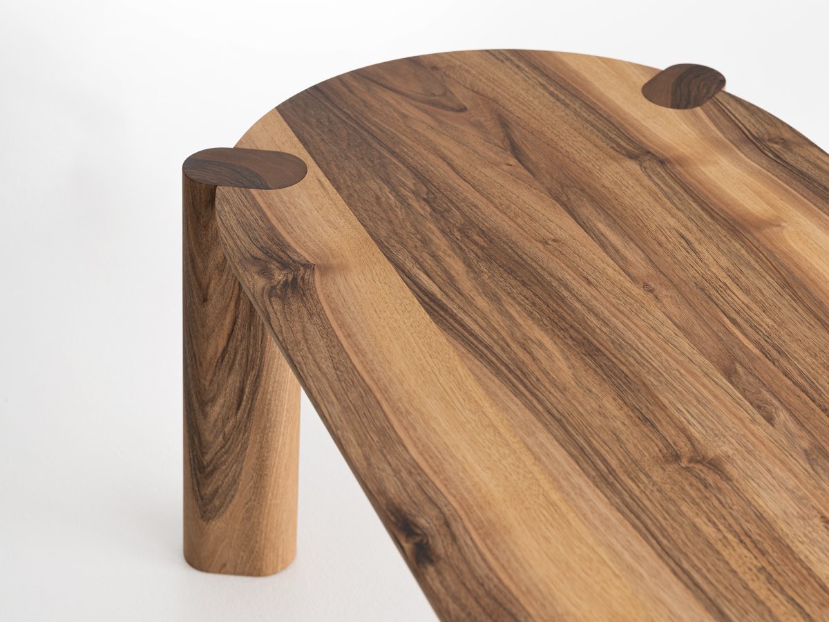 Table basse en noyer Couscous - 100% made in France