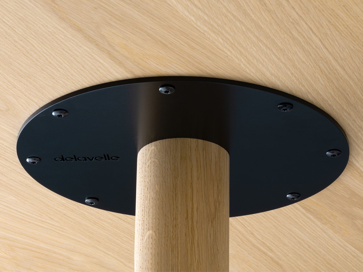 Platine personnalisable - Table haute de bar ronde – Bistronome