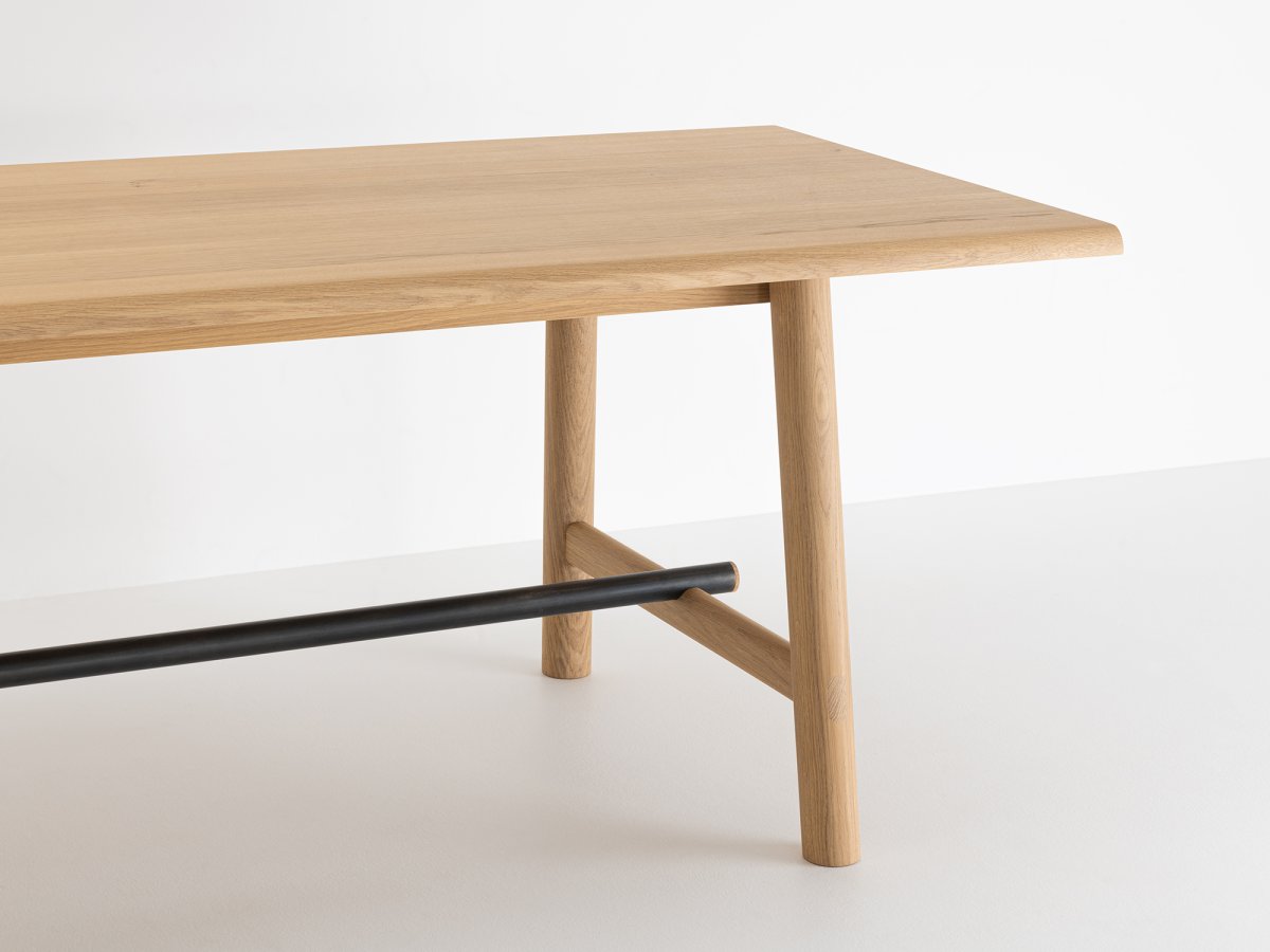 Table design en bois et métal fabriquée en France - Ostal