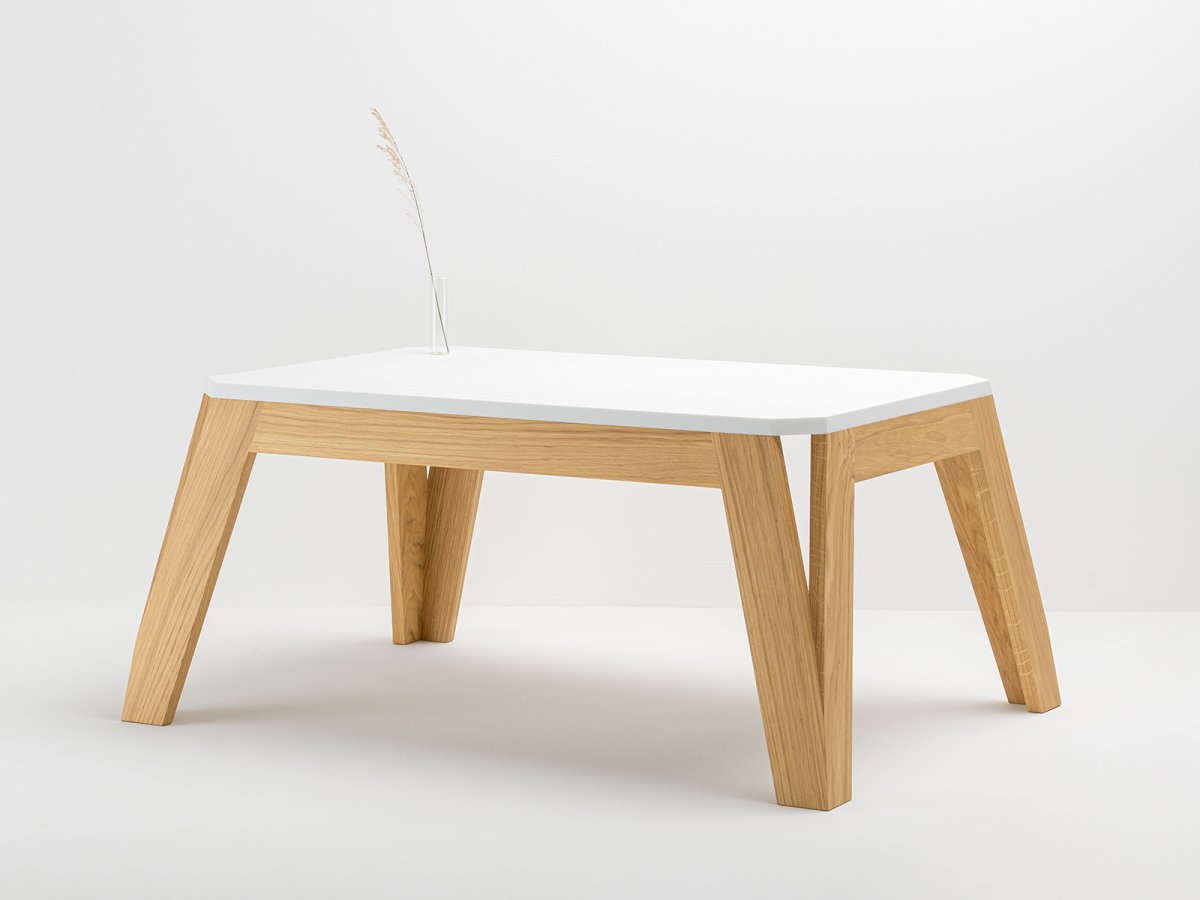 Table Basse Design en Chêne et Résine HI-MACS® Bois et Design made in France