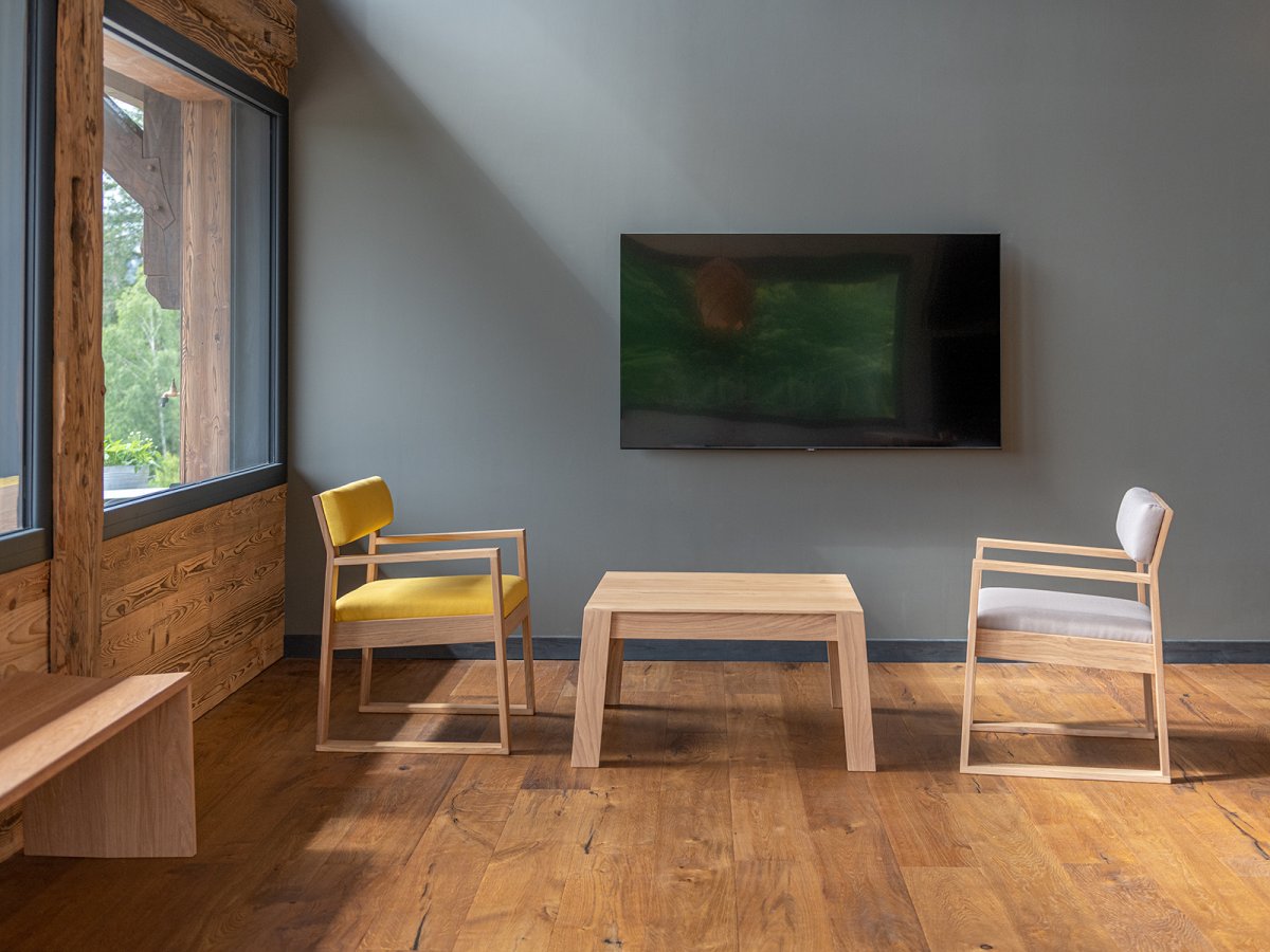 Table basse Aix en chêne sur mesure - Disponible en carré ou en rectangle