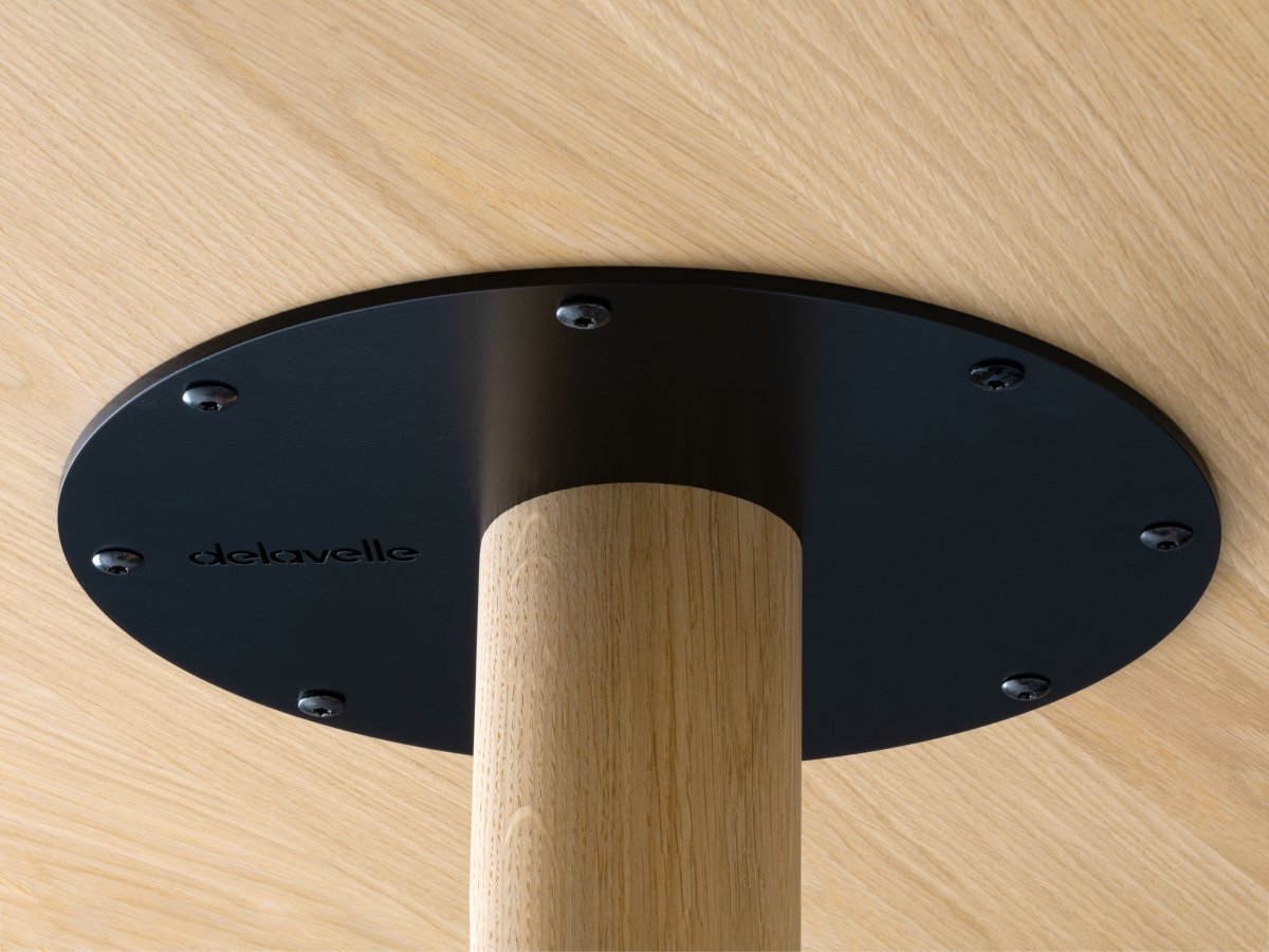 Table basse Bistronome diamètre 70 cm - Bois et métal aux finiitions soignées