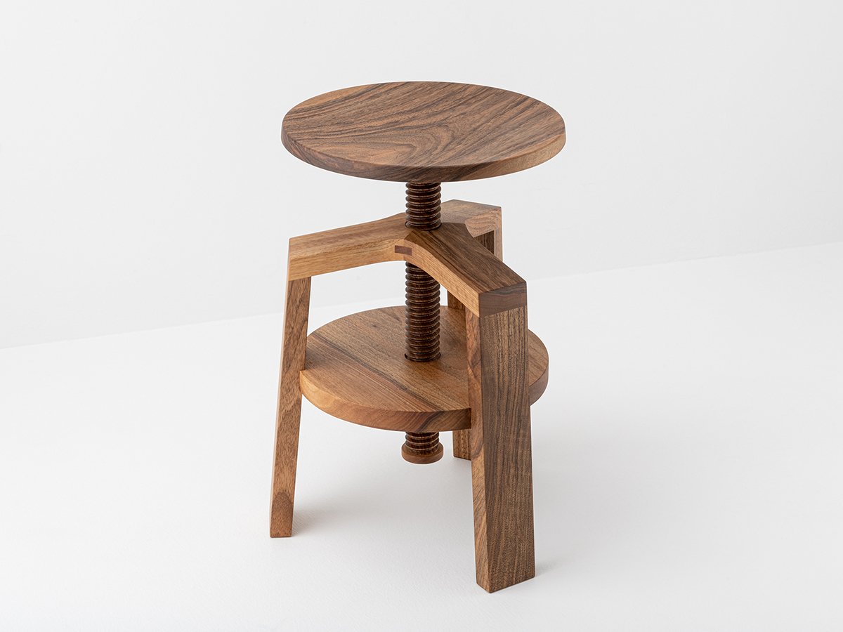 Tabouret à vis made in France