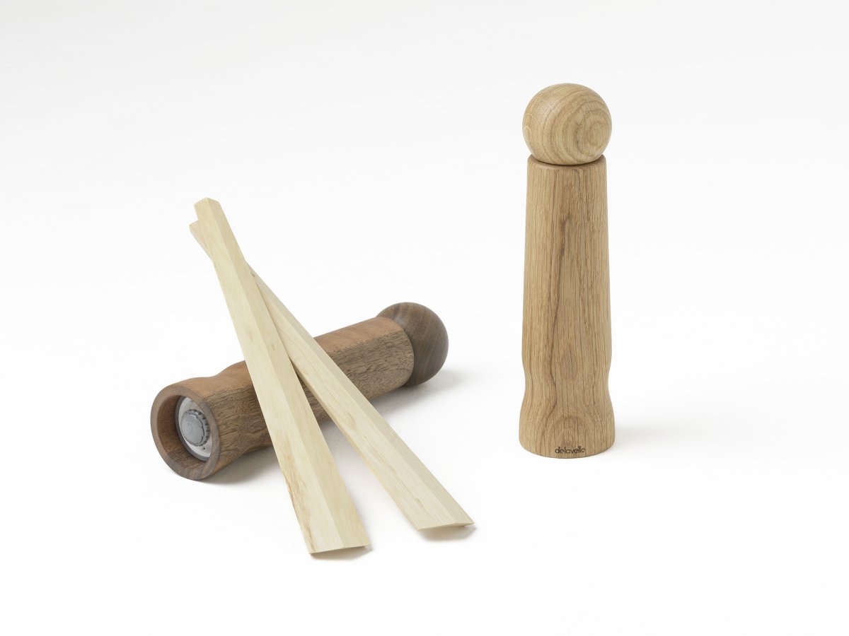 Couverts à salade en bois design en charme