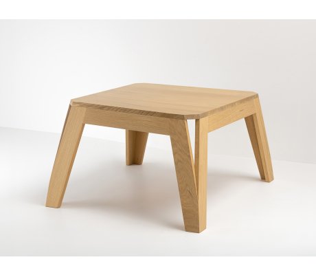 Petite table basse en chêne massif MÉLIMÉLO 60x60 cm
