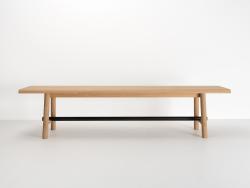 Banc bois et m&eacute;tal design