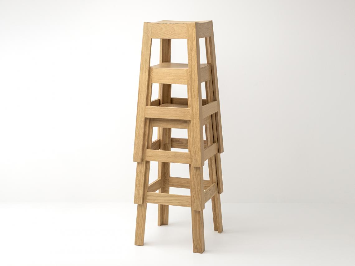 tabouret de bar empilable éco-conçu tabouret de bar empilable éco-conçu